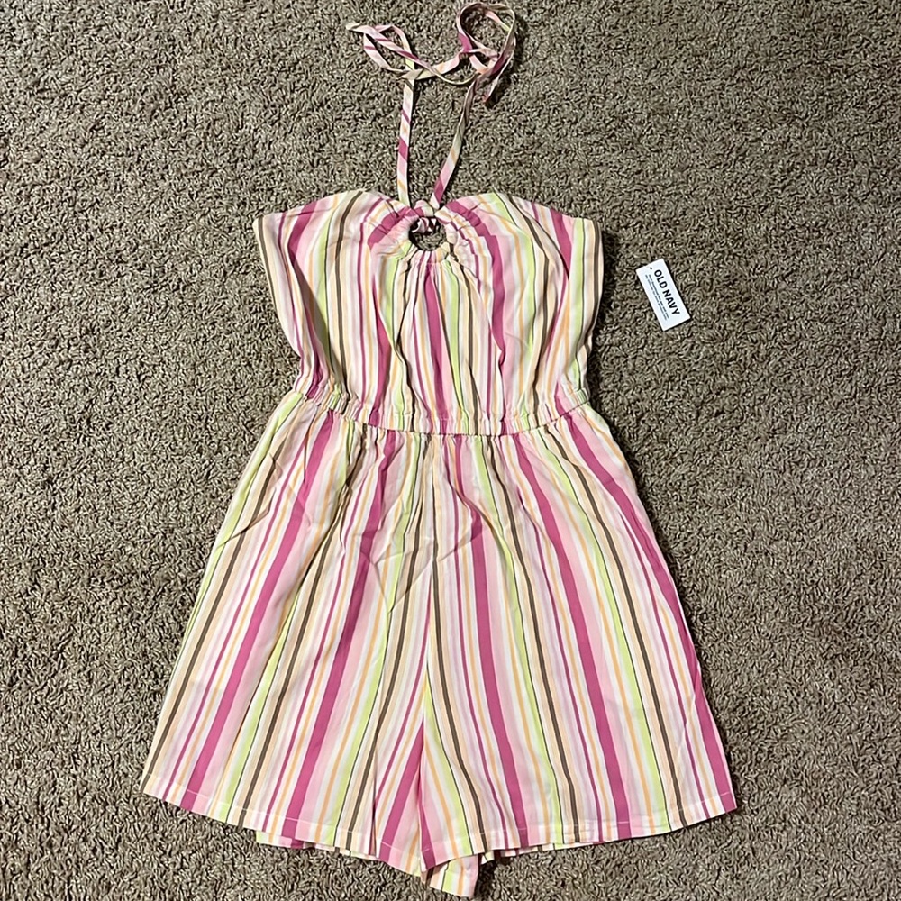 NWT old navy striped romper